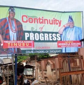 Tinubu-Adeleke billboard