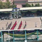 The Grand Parade/Procession of the maiden edition of National Police Day currently ongoing at Eagle Square, Abuja