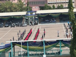 The Grand Parade/Procession of the maiden edition of National Police Day currently ongoing at Eagle Square, Abuja