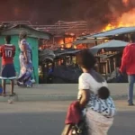 market-fire