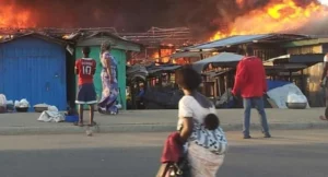 market-fire