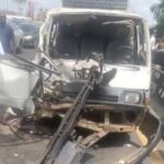 Lagos: 2 injured as commercial bus rams into private car