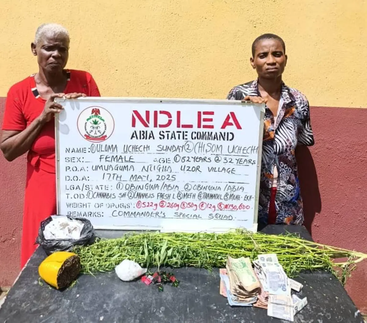 NDLEA arrests octogenarians, intercepts N3.2bn opioids, uncovers AK-47 in maize sack
