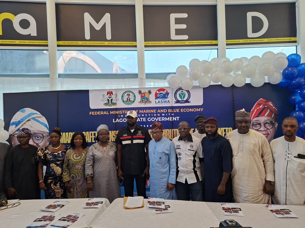 FG presents 3,500 life jackets to LASWA to curb boat accidents