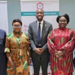 L-R: Publicity Secretary, Association of Movie Producers (FCT), Desmond Utomwen, Chairman Emeritus, AMP-FCT, Imaobong Abia, Director of the WIPO Nigeria Office, Oluwatobiloba Moody, National President, AMP, Queen Ebigieson and Chairman, AMP Niger State, Johnpaul Umoru at the NCC, WIPO strategic parlay on fight against online piracy