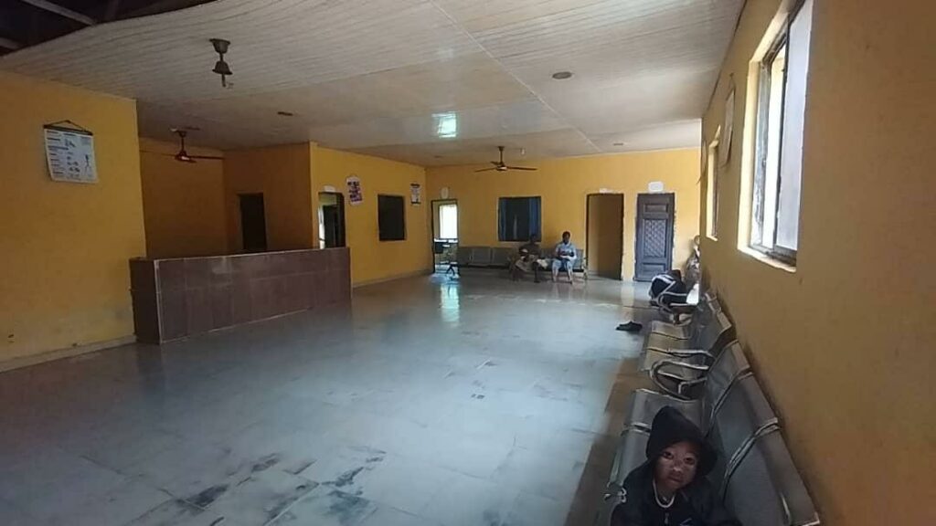 Interior of Polobubo (Tsekelewu) Cottage Hospital in Warri North, Delta State