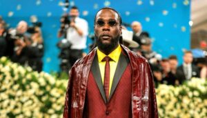 Burna Boy at 2025 MET Gala