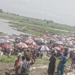 Commercial activities at the banks of Omambala River, Eke Otuocha