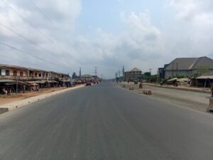 Completed-portion-of-Port-Harcourt-Road-Aba