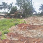 Demolition in progress