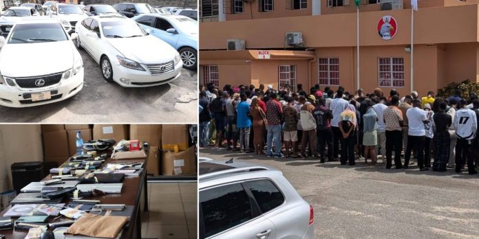 EFCC-arrest-Yahoo-boys-in-Lagos-696×348-1