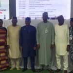 Education minister, Dr. Alausa (middle), Echono (3rd right) flanked b university vice chancellors