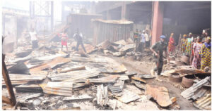 Burnt Oba market