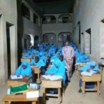 Students write WASSCE  English exams late Wednesday evening. May 28, 2025