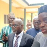JAMB Registrar Professor Is-haq Oloyede (R)