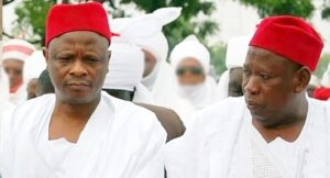 Rabiu Kwankwaso (L), Abdullahi Ganduje (R)