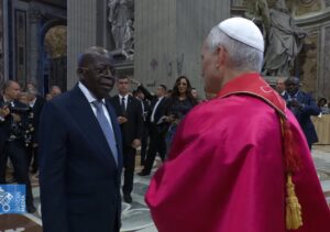 President Bola Tinubu and Pope Leo XIV