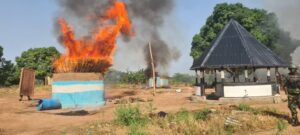 Soldiers destroy bandits