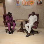 Comrade Joshua Tobiloba Oluwarotimi and Ondo governor, Lucky Aiyedatiwa