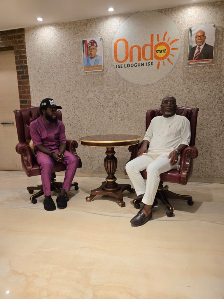 Comrade Joshua Tobiloba Oluwarotimi and Ondo governor, Lucky Aiyedatiwa