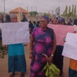 Women protest chemical pollution at Kaduna Refinery