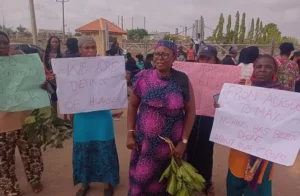 Women protest chemical pollution at Kaduna Refinery