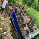 Two feared dead, 15 injured as truck conveying animals crashes in Osun