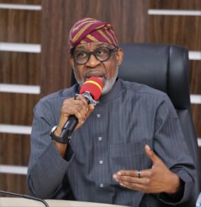 Minister of Solid Minerals Development Dr Dele Alake