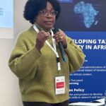 Director of the African Tax Institute and leading expert in international tax law, Annet Oguttu, speaking at the International Tax Justice Academy (ITJA 2025) hosted at the University of Pretoria’s Future Africa Campus