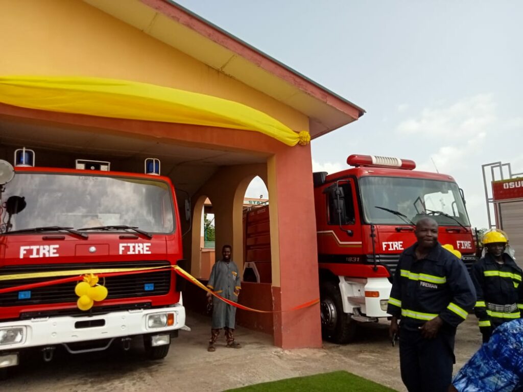 Adeleke donates three fire trucks to Osun State Fire Service