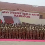 Chief of Army Staff, Lt Gen Olufemi Oluyede with principal officers at the army headquarters, commanders and senior officer’s at COAS conference in Maiduguri