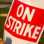 Strike stock photo