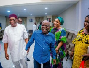 Governor Alex Otti and Senator Orji Kalu
