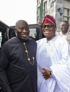 Goodluck Jonathan and Akinwumi Adesina
