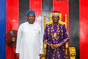 Secretary to the Government of the Federation, George Akume, meets with Tor Tiv, Chairman of Benue State Council of Chiefs, HRM. Prof. James Ayatse, the Och’Idoma, HRM. John Elaigwu Odogbo, and Benue Elders on Saturday, 21st June, 2025, following President Bola Ahmed Tinubu’s directives during his last visit to Benue State