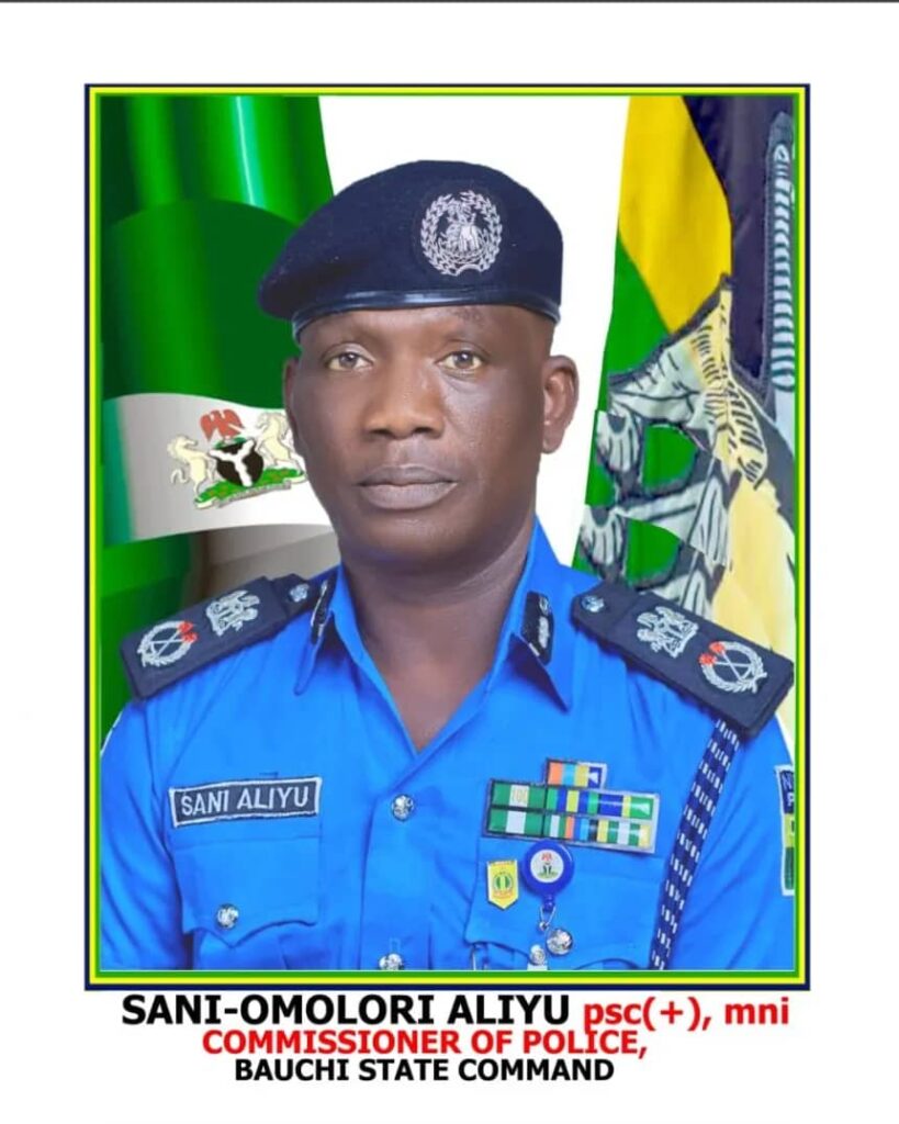 Bauchi Commissioner of Police CP Sani-Omolori Aliyu