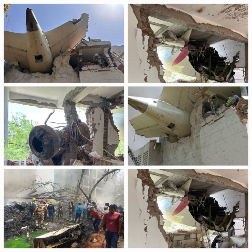 Over 200 feared dead as London-bound Air India flight crashes into hostel in Ahmedabad
