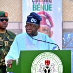 President Bola  Tinubu addresses Benue  leaders on the State Crises at the Town Hall meeting in Markurdi on Wednesday 18/06/2025. Photo credit: State House