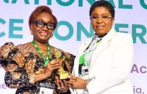 Mrs. Winifred Ekanem Oyo-Ita – left; and Mrs. Didi Esther Walson-Jack.