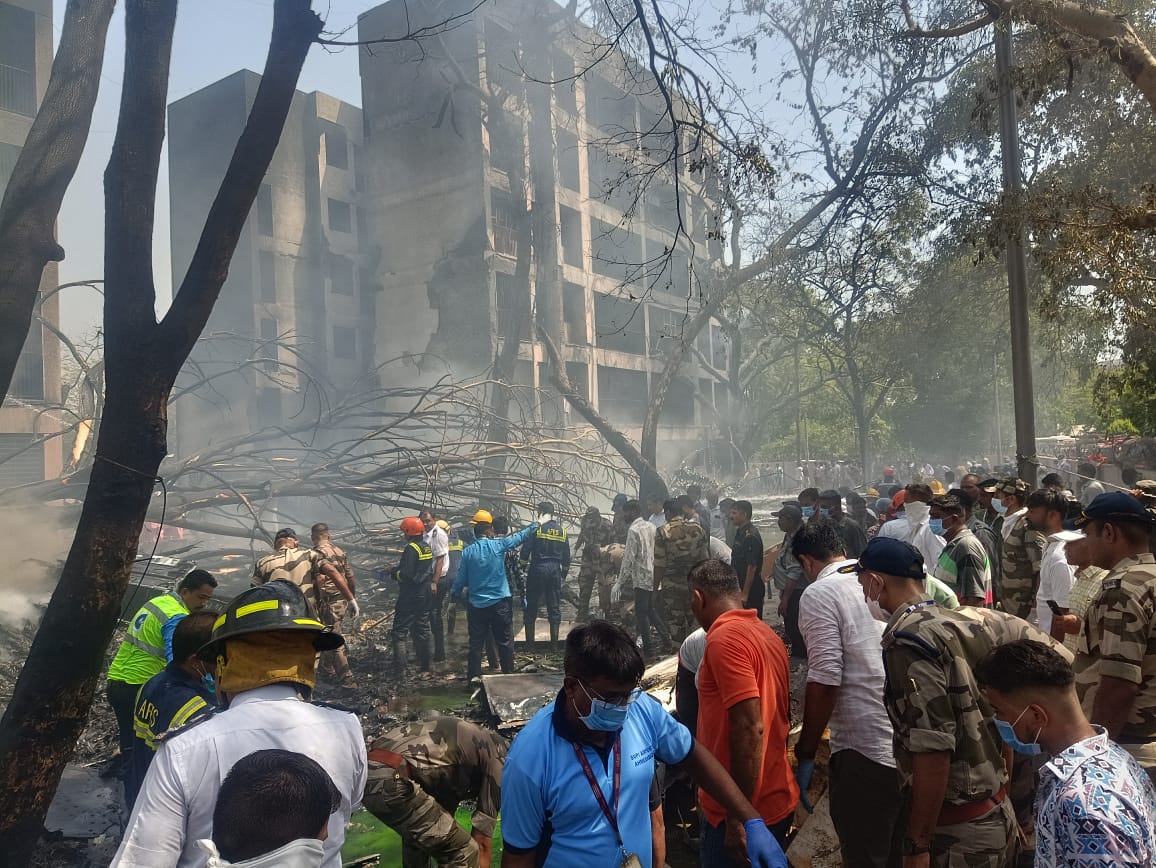 Over 200 feared dead as London-bound Air India flight crashes into hostel in Ahmedabad
