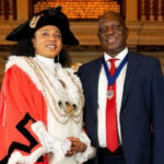 Abigail Marshall Katung pictured with her husband, Sunday Marshall Katung