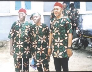 Chief Owuogba, Mr F. U. Oriaku and Chief Emma Chima Oriaku at the event