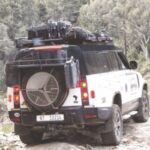 Defender embarking on the journey to Mozambique