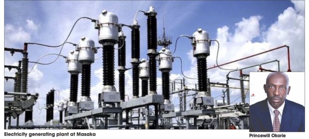 Electricity generating plant at Masaka