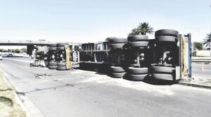 Extra weight of heavy duty trucks affects their stability