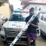 Suspected vandal, Philip Ojedayo