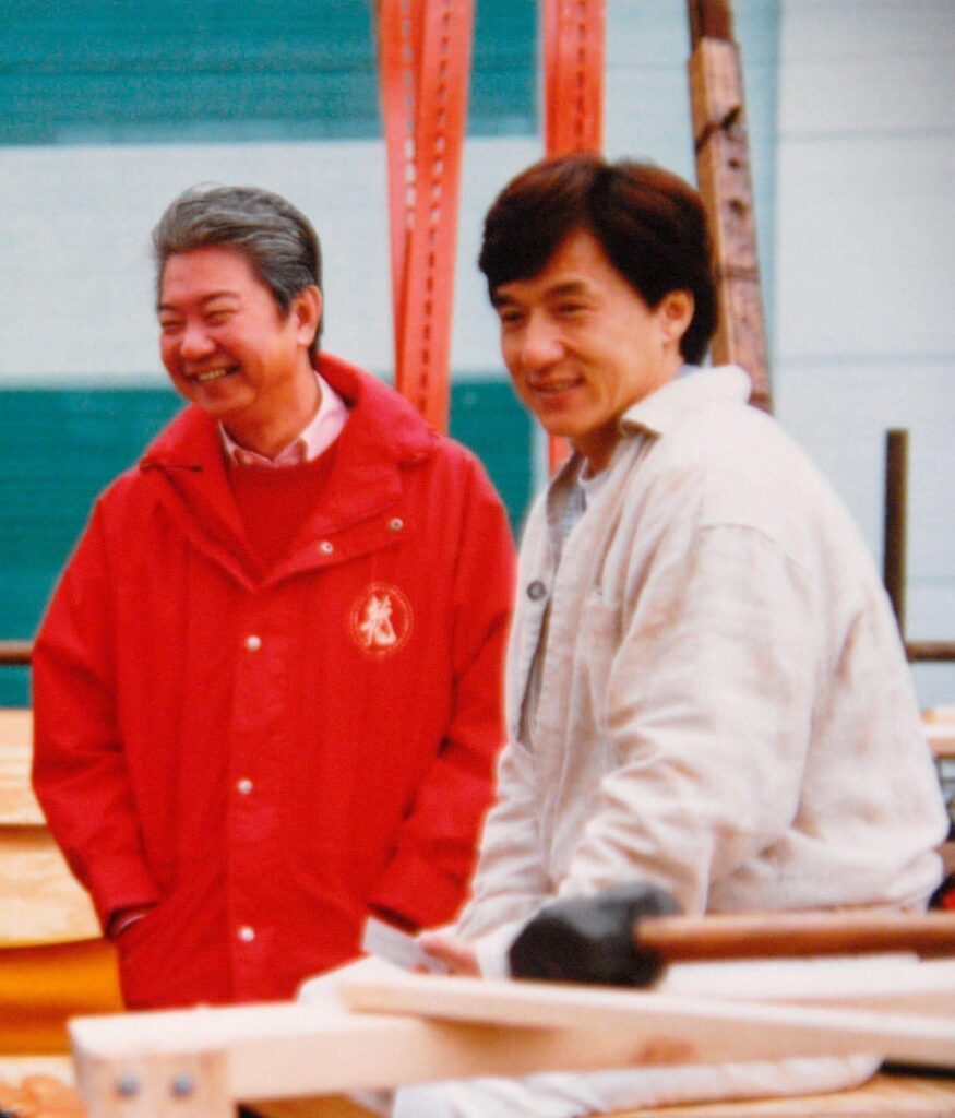 Chua Lam and Jackie Chan