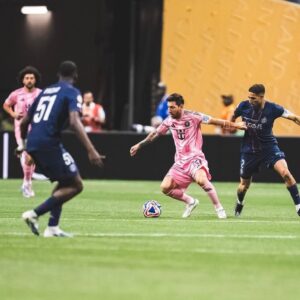 Lionel Messi against Paris Saint-Germain