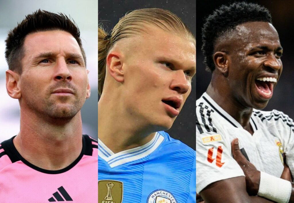 Messi, Haaland, and Vinicius
