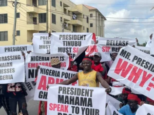 Ghanaians protest